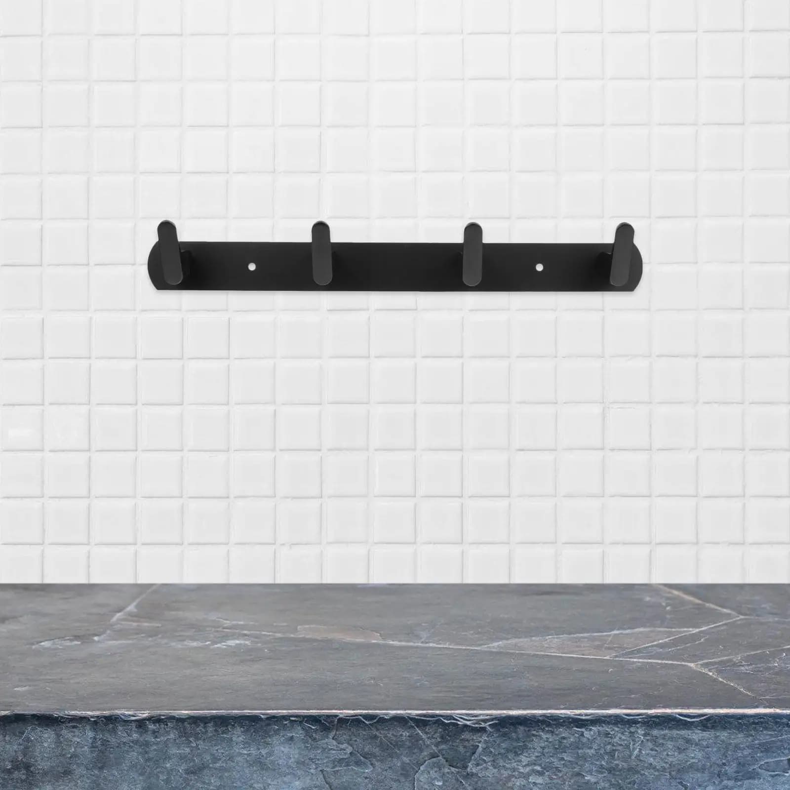 Wall Mounted Clothes Hook Heavy Duty Stainless Steel Multi Function Towel Coat Hat Key Hanger Bathroom Toilet Living Room Home