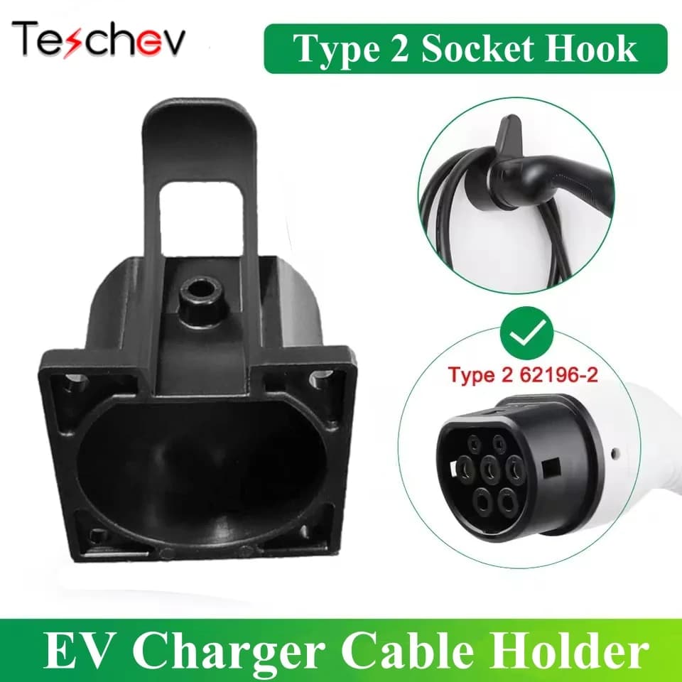 New Support for EV Charger, Type 2 Charging Cable Housing for Electric Vehicles, Extra Protection for Wallbox