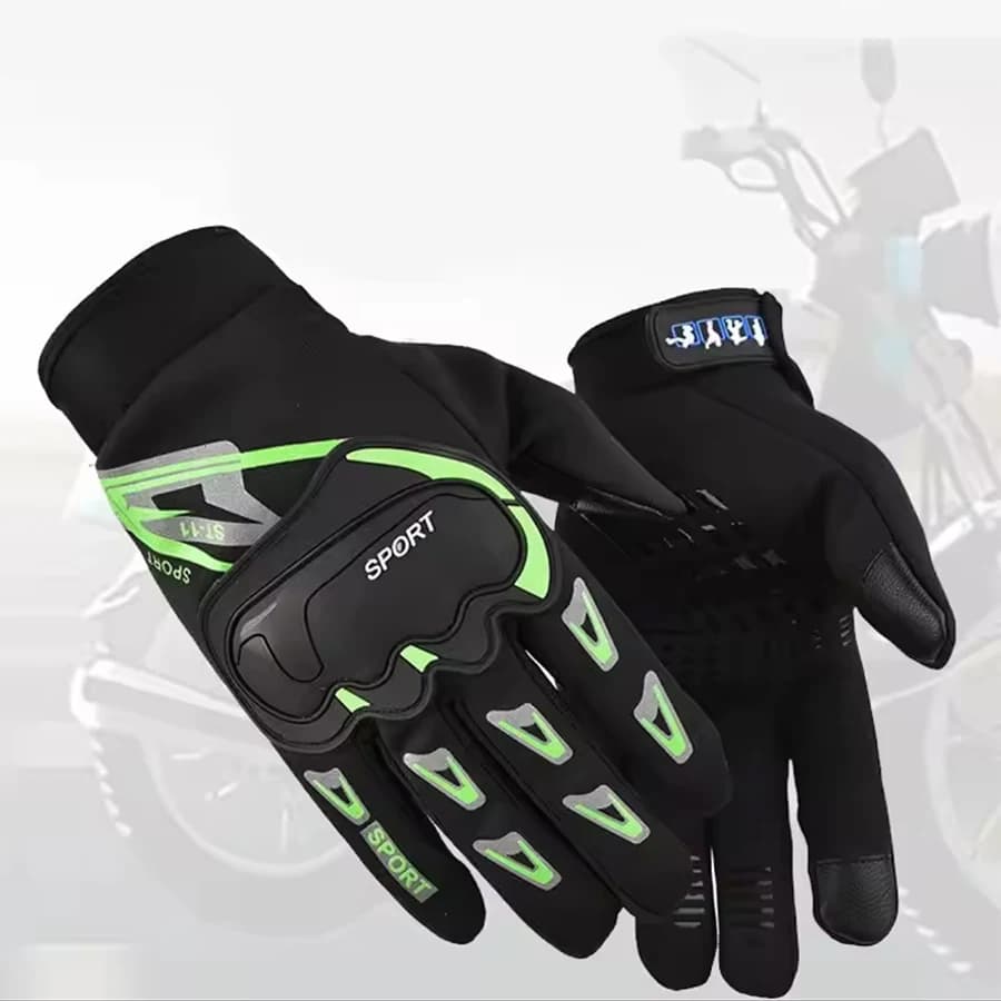Guanti da moto Guanti da moto traspiranti in rete estiva Guanti da motocross touch screen da donna per uomo