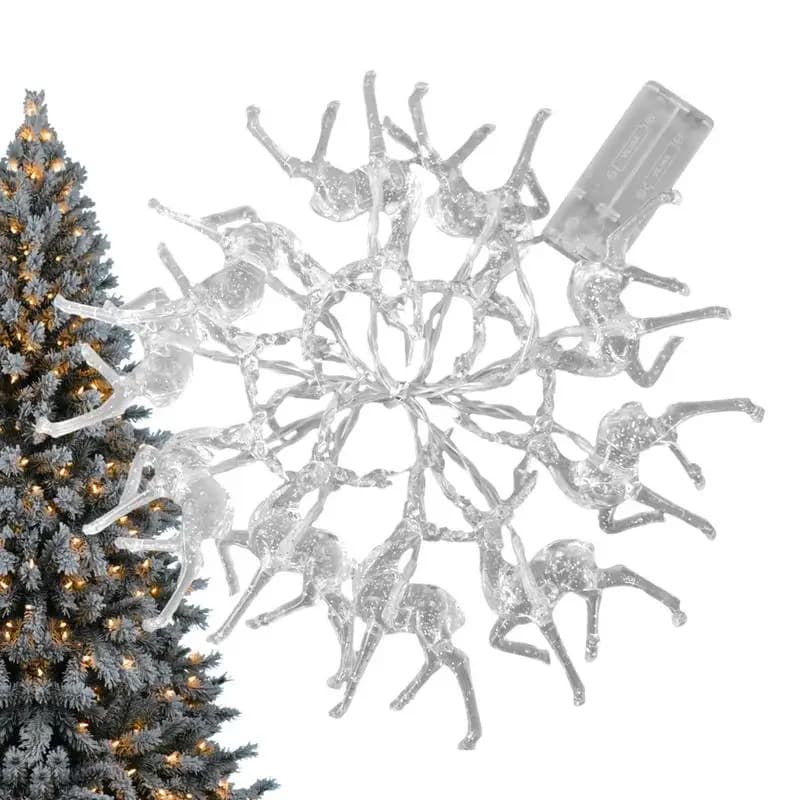 Luci natalizie per interni Lucine scintillanti Luci per albero di Natale Luci a grappolo per interni per Natale Matrimonio di Halloween
