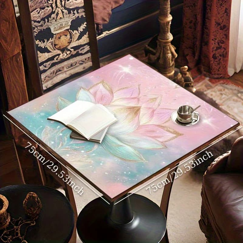 Tovaglia VIKAMA Phantom Lotus, Astrologia misteriosa e carte dei Tarocchi, tavolo quadrato spirituale coperto con altare