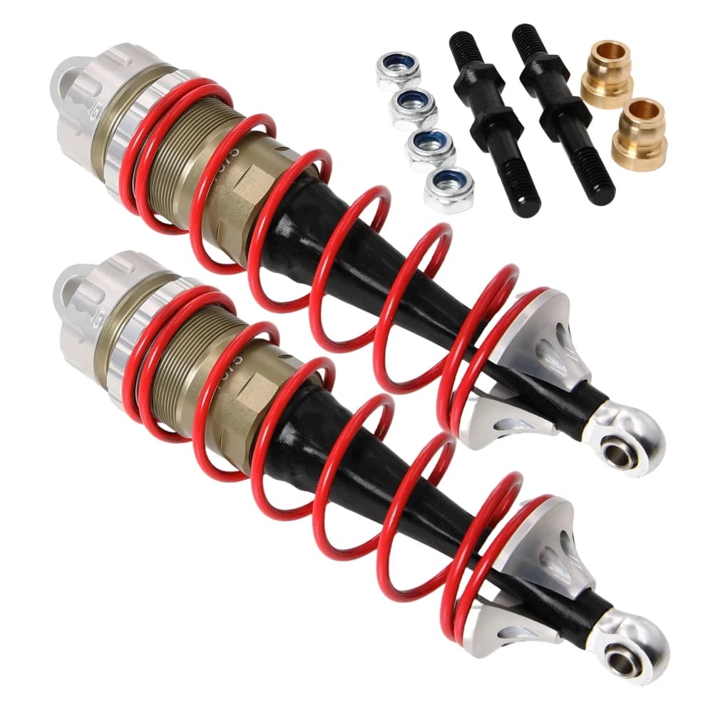 Ammortizzatore GTBRacing CNC anodizzato duro 7075 per auto RC 1/5 LOSI DBXL-E 2.0 Parte
