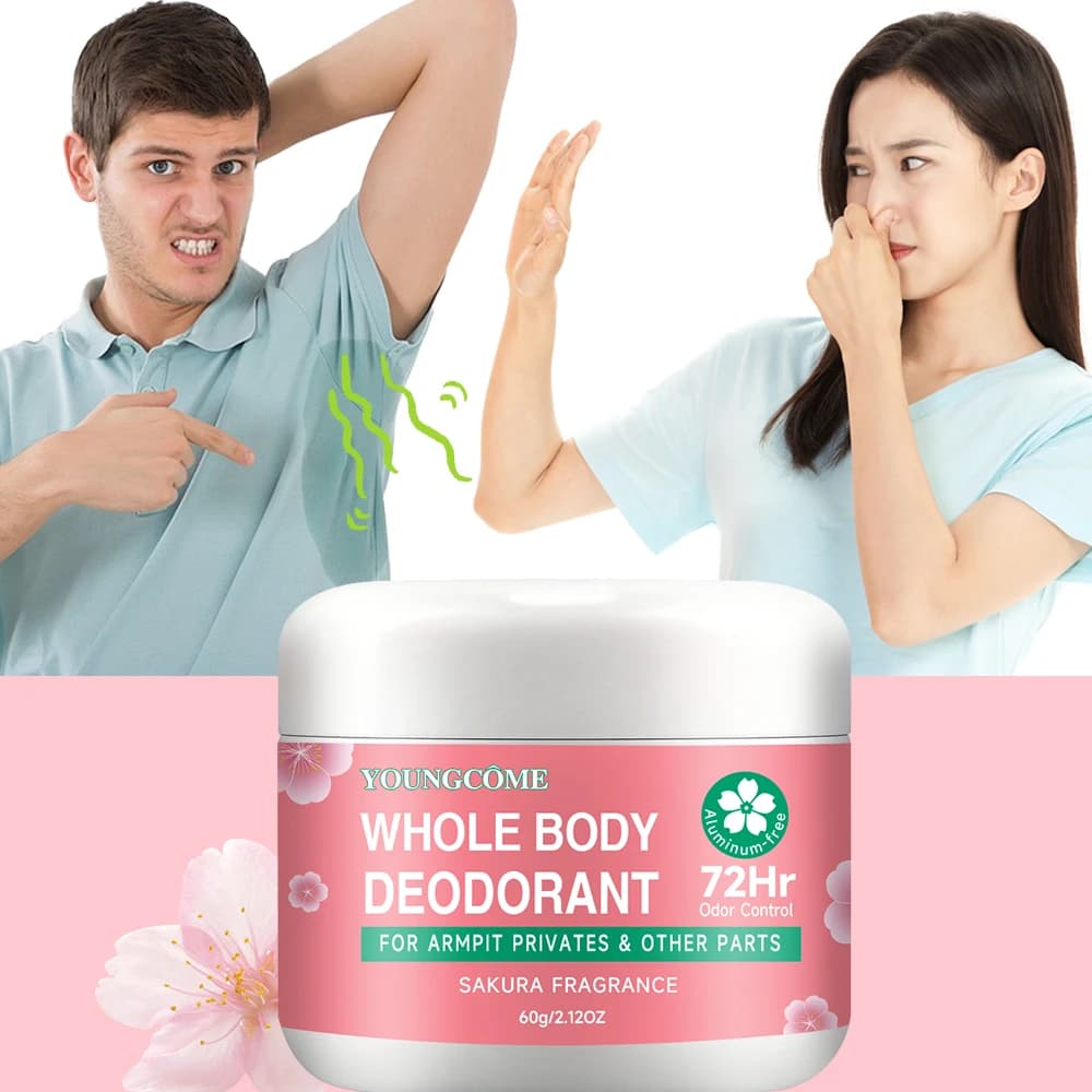Natural Deodorant for the whole body for men and women - Protection from long lasting smells 72 hours, without aluminum, moisturizing and delicate for sensitivity