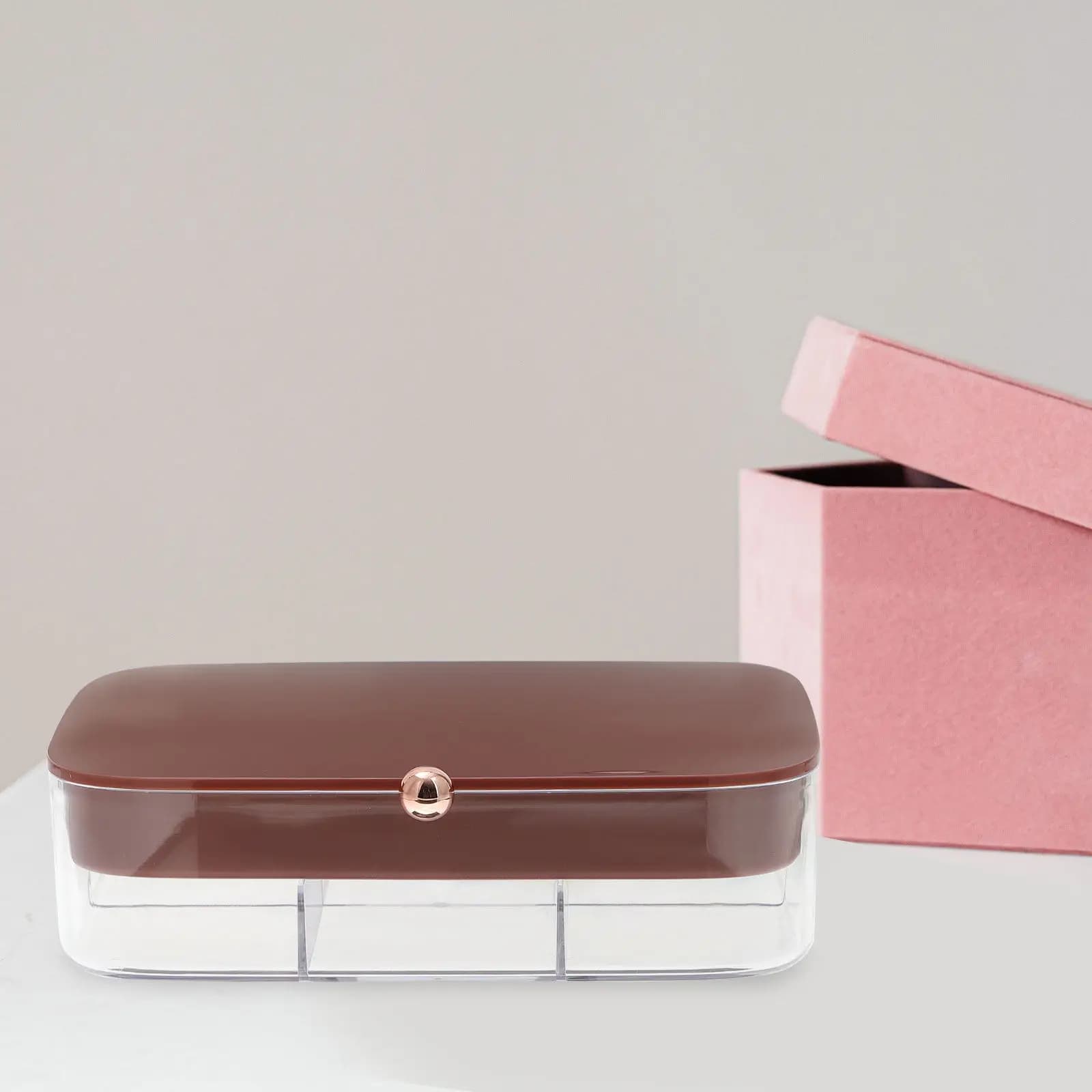 Portagioie Portatile Leggero da Viaggio, Mini Contenitore per Orecchini, Collane e Anelli