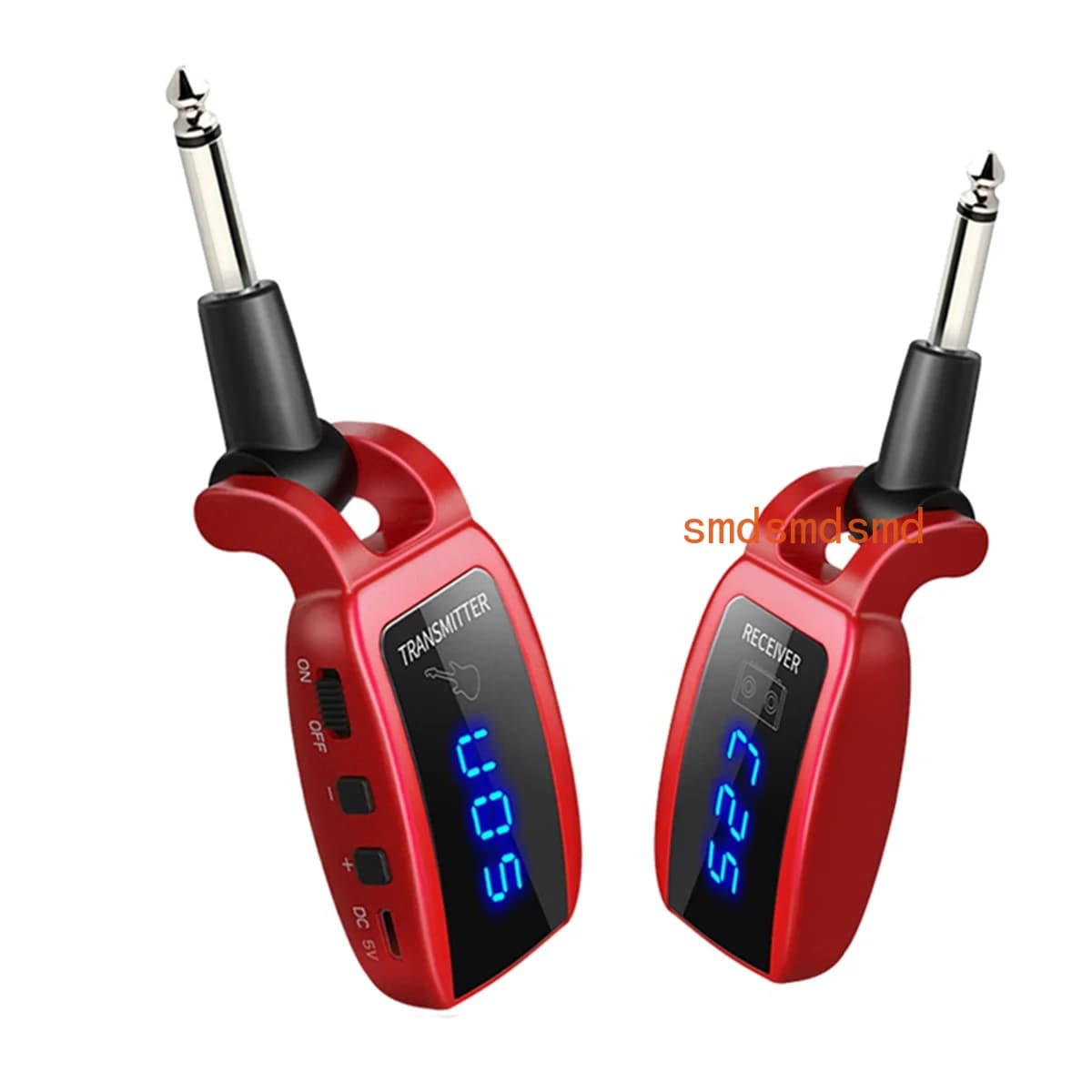 Sistema wireless Ricevitore trasmettitore wireless ricaricabile Set Pick up per basso elettrico di accessori per chitarra