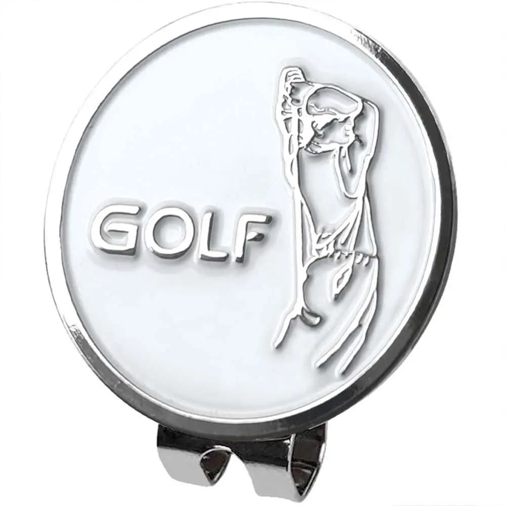 Sports Accessories Cap Clip For Golfer Ball Position Mark Magnetic Golf Marker Hat Marker Golf Hat Clip Golf Putting Alignment