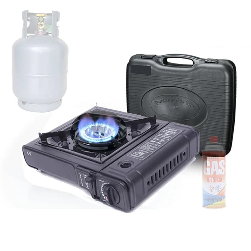 Portable Outdoor Cassette Butane Camping Picnic Cooker Fishing Hunting Barbecue BBQ Cooking Kitchen Gas Stove
