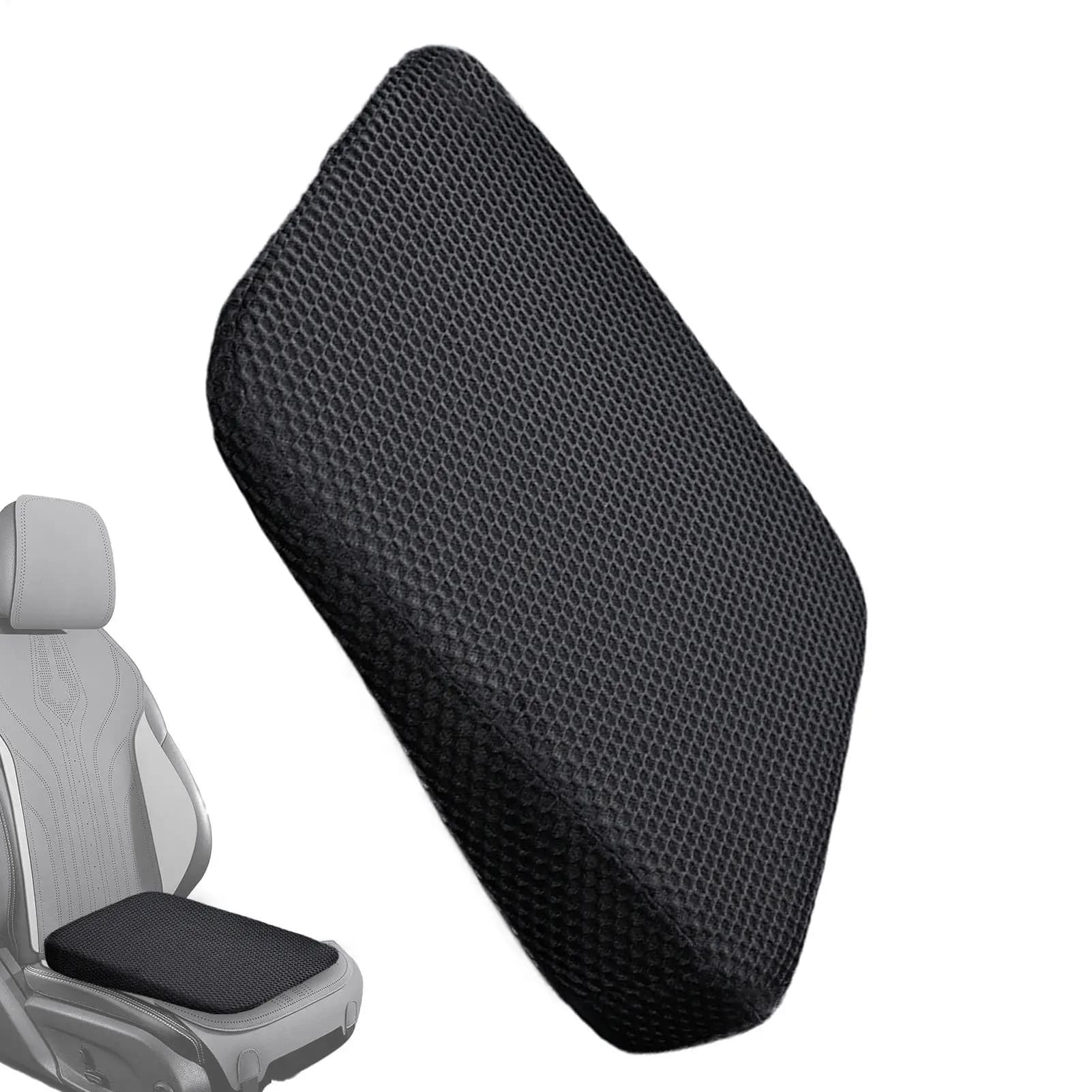 Cuscino Ergonomico per Sedile Auto e Sedia da Ufficio, Design per Migliorare la Visione di Guida, Altezza Extra, Cuscino a Cuneo per Sedile Auto, Imbottitura per Seduta