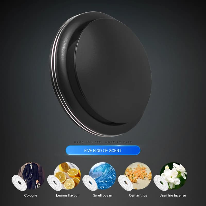 Deodorant for Solid Auto, Rotating Perfume, Aromatherapy Decoration for Audi/Mercedes Benz/BMW/Toyota/Kia and Other Models with 2 Fragrances