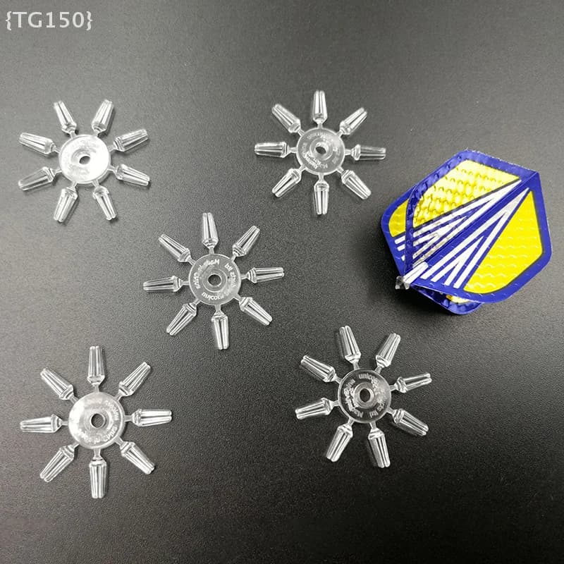 【F2-TG150】Protezioni per alette di freccette in lega - Set da 40 pezzi con punta bianca e nera, accessori essenziali per le freccette