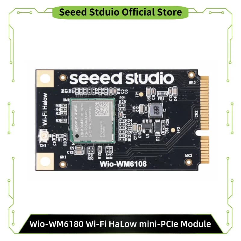 Wio-WM6108 Modulo Wi-Fi HaLow Mini PCIe WM6108, Quectel FGH100M-H,902-928 MHz, ideale per casa intelligente e applicazioni IoT