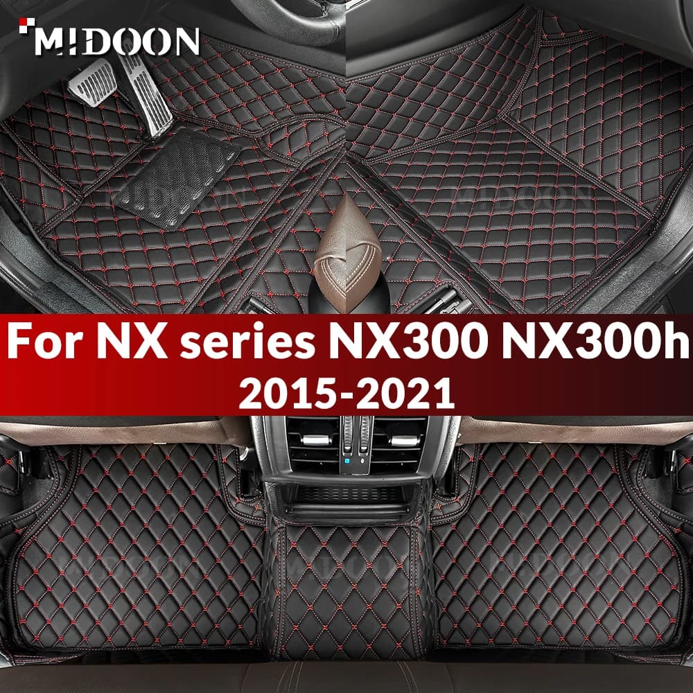 Tappetini per auto per LEXUS serie NX 200 300h 300 200t 2015 2016 2017 2018 2019 2020 2021 Tappetini personalizzati per auto