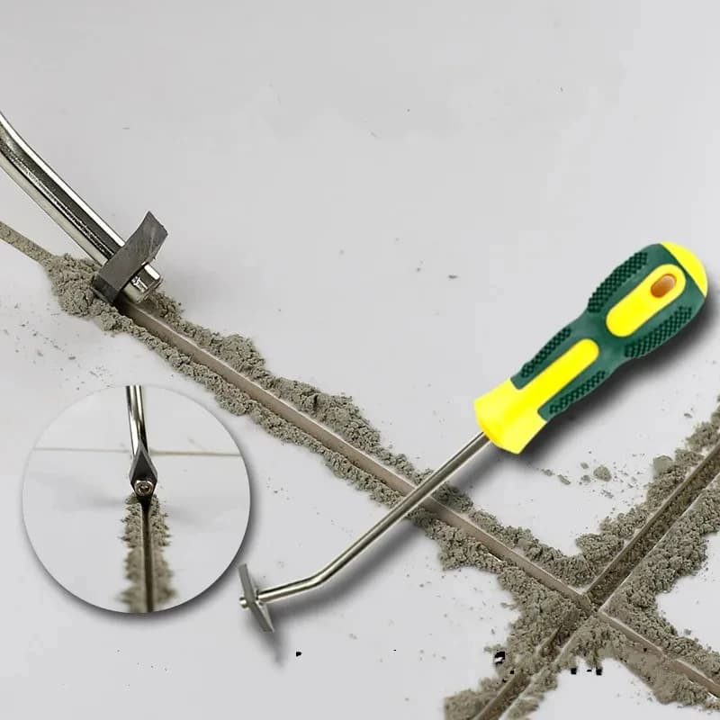 Punta da trapano professionale per rimozione malta di piastrelle in ceramica, piastrelle in acciaio al tungsteno, punta da trapano per utensile manuale per la pulizia del cemento delle giunture delle pareti del pavimento