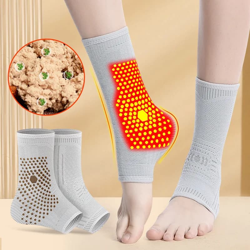 Supporto per caviglia grafene Keep Warm supporto per il piede protezione dal freddo manicotto autoriscaldante Anti-fatica artemisia Joint distorsione cavigliera