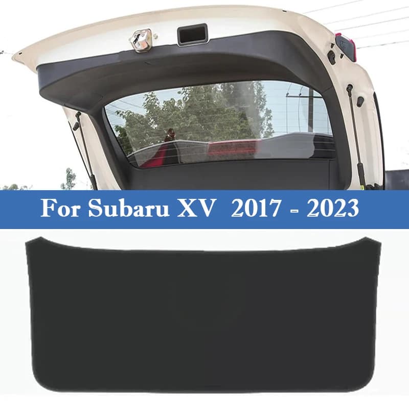 For Subaru XV 2017-2023 Car Trunk Door Anti Kick Pad Cargo Liner Tailgate Anti-Scratch Protector Mat Interior Decor Accessories