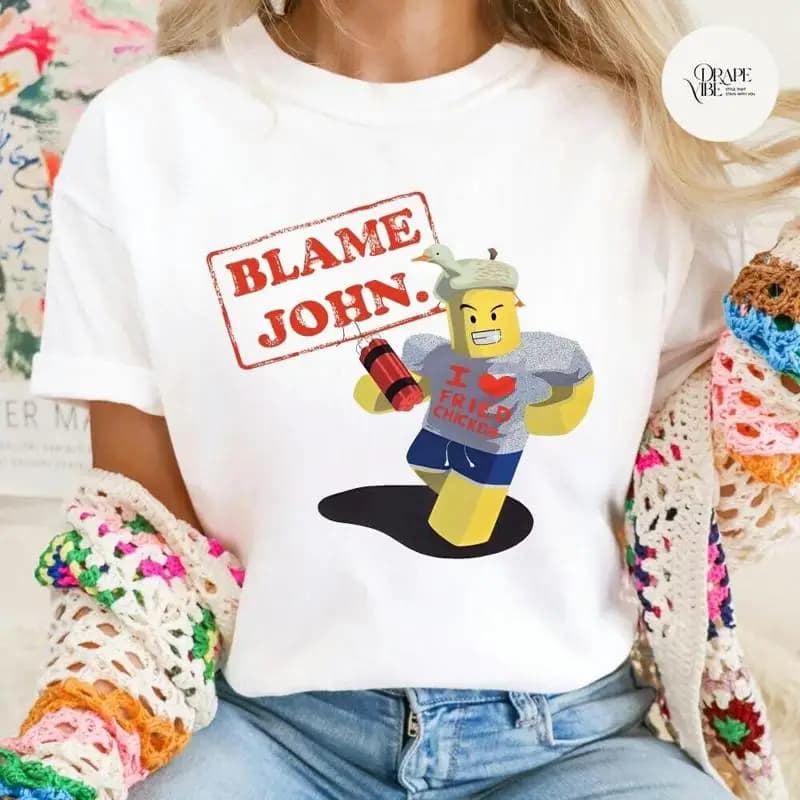 Shedletsky Blame John T Shirt Forsaken Deisgn For Men Her