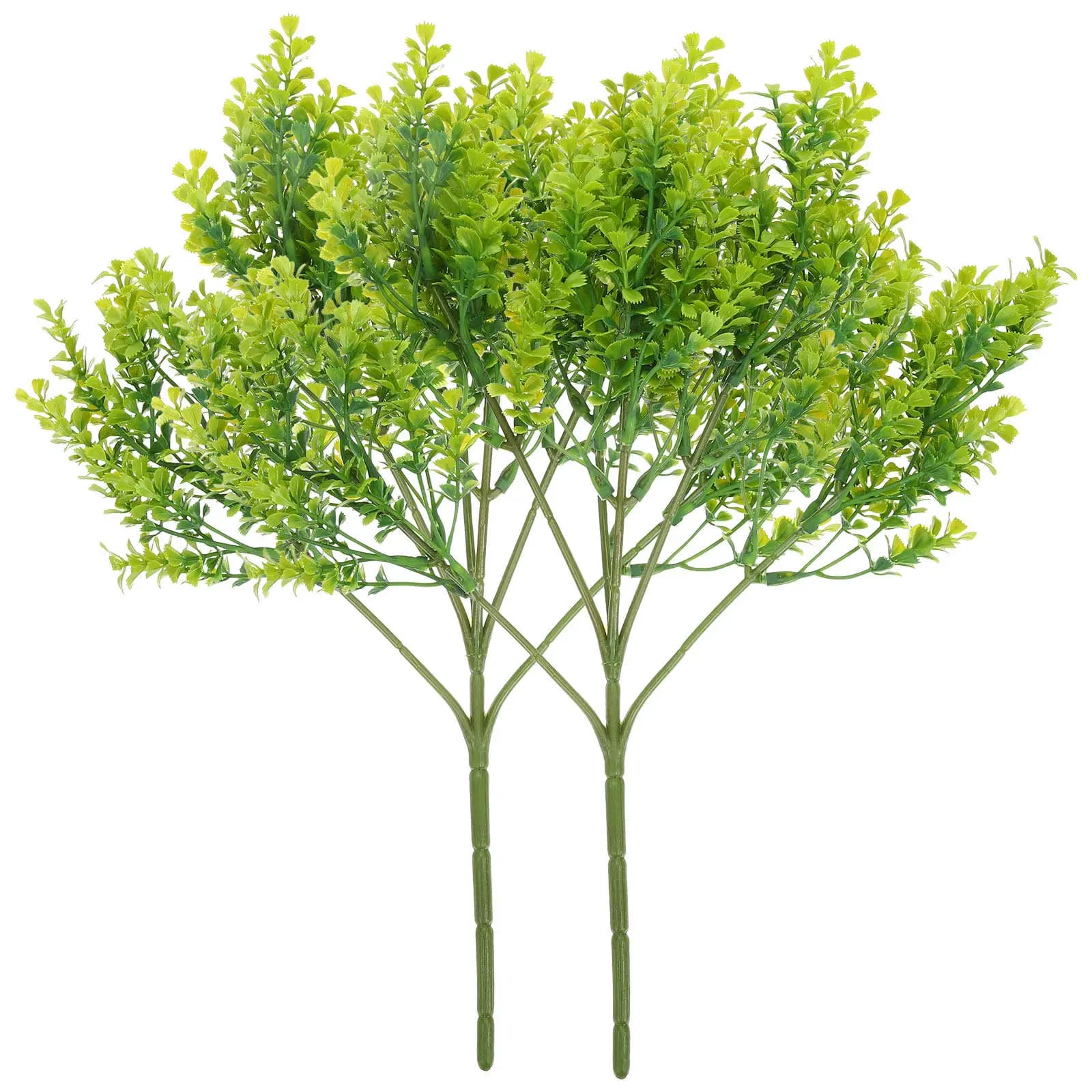 2 Pezzi di Rami Decorativi Artificiali a Quadrifoglio, Fogliame Finto in Plastica Premium per Matrimoni, Feste, San Valentino, Vasi