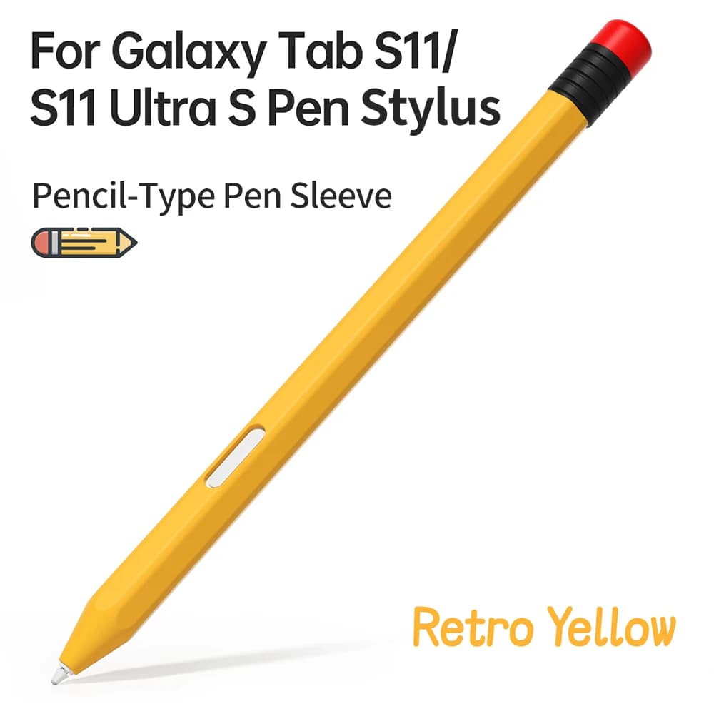 Custodia per matita stilo per tablet per Samsung Galaxy Tab S11 S11 Ultra S Custodie per penne Matita in silicone Stilo Penna Cover Tab S11Ultra Manica