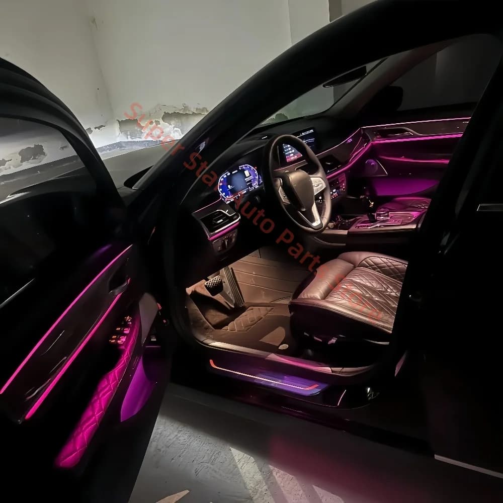 Atmospheric lamp suitable for BMW 7 G11 G12 Series, car interior lighting update, car accessories, LED strip, environmental light