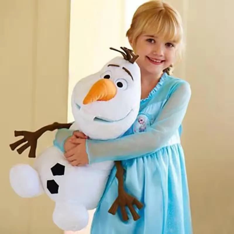 Peluche Olaf il Pupazzo di Neve di Disney Frozen, 30/45cm, Giocattolo Cartoon, Decorazione per Camera, Regalo per Bambine