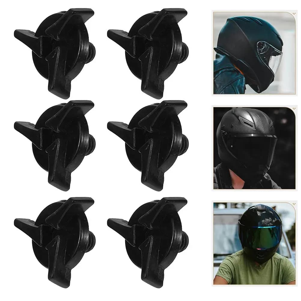10 durable plastic visor screws, compatible with hardware for bicycle helmets, accessories, bike parts