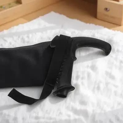 Impugnatura Ergonomica a T per Bastone da Trekking con Cinturino da Polso Regolabile, Ricambio per Bastone da Escursionismo, Manico per Bastone da Passeggio con Supporto Stabile