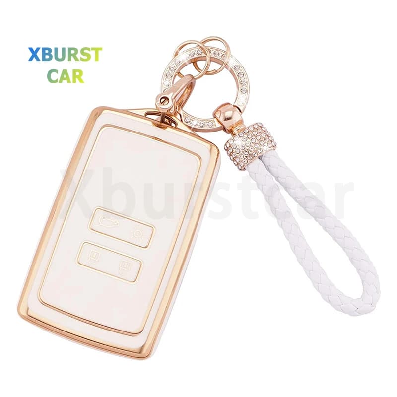 TPU Chiave Dell'automobile Della Copertura Della Cassa Per Renault Captur Koleos Kadjar Zoe Arkana Espace Clio Megane Grand Scenic Sandero Dacia Carta Anti-polvere