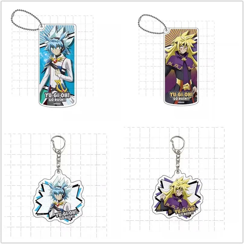 Gioco Yu-Gi-Oh! VAI RUSH! Portachiavi bambola anime YuGiOh Yudias Velgear Zwijo ciondolo portachiavi acrilico per regalo