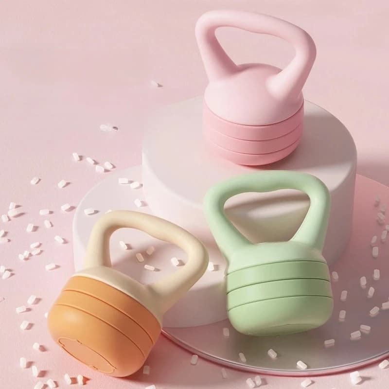 Kettlebell Regolabile in Ferro per Fitness Femminile, Essenziale per Squat, Allenamento dei Fianchi e Dimagrimento