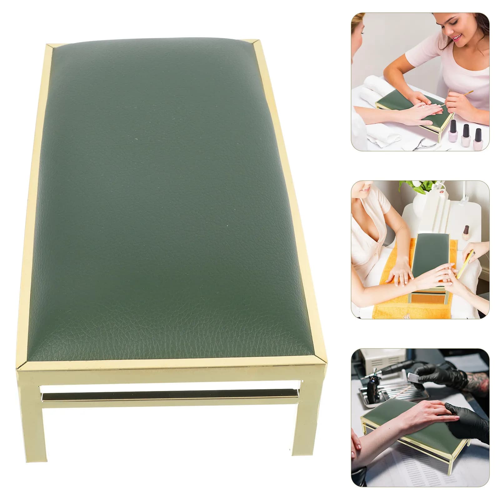 Cuscino per Manicure in Marmo, Supporto Comodo per Polso, Morbido Poggiapolsi per Nail Art, Portatile per Uso in Salone e Casa