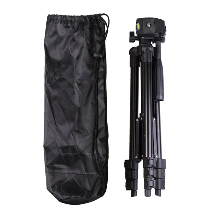 910 Portable Aluminum Tripod, 130cm Retractable Multi-Function DSLR Photography Bracket