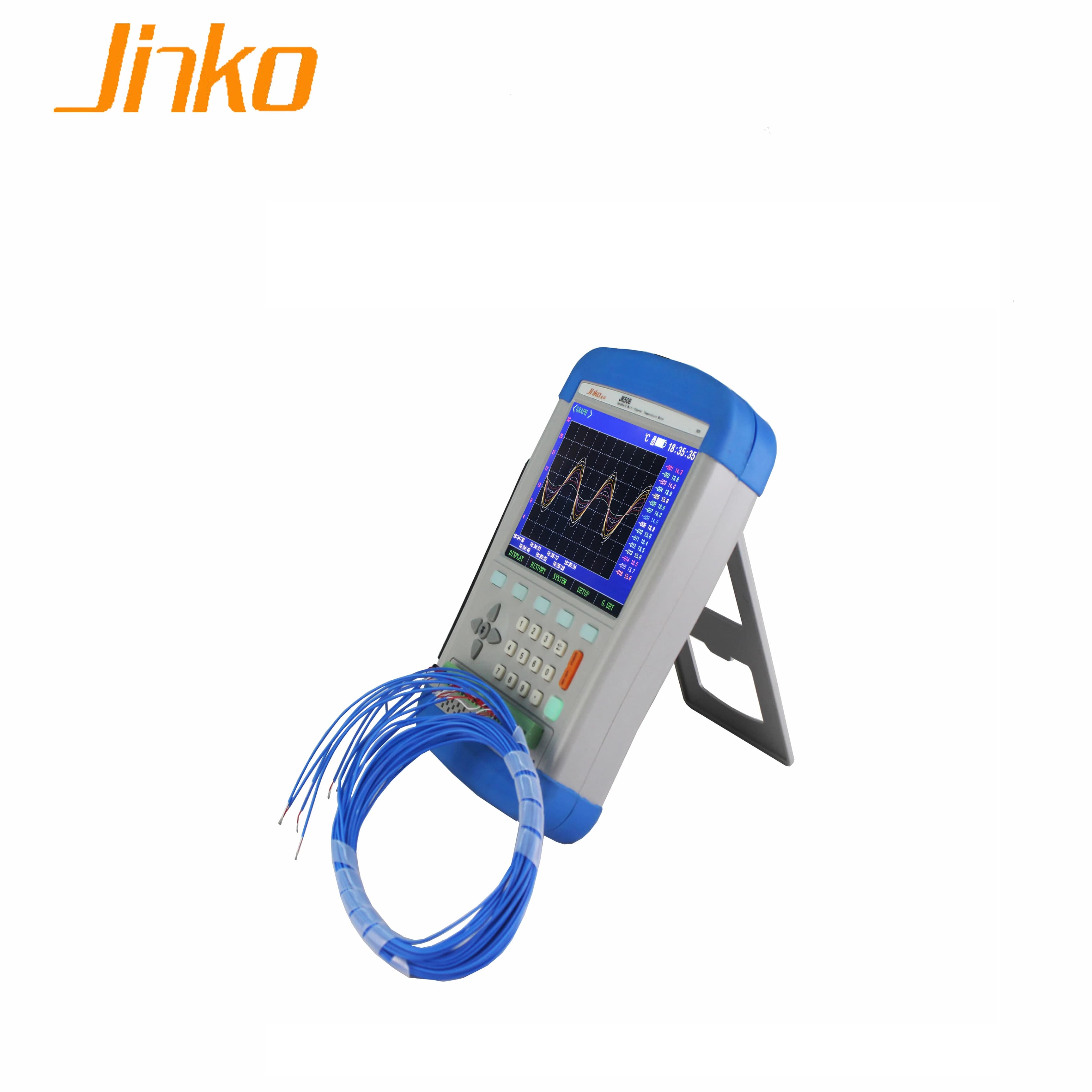 Termometro Digitale JK508 ad Alta Precisione, Registratore di Temperatura a 8 Canali, Tester di Temperatura Industriale