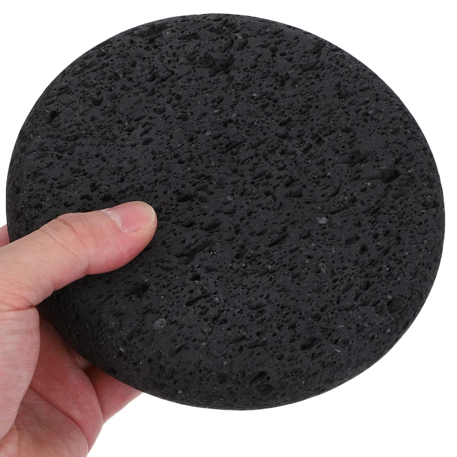 Volcanic Grilling Stone Round Baking Stone 13Cm Lava Cooking Pan for Korean Bbq Pizza Steak Outdoor Grill Teppanyaki Heat