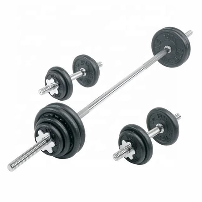 Set di manubri neri da 15 kg del produttore cinese 2026 - Promozione vendite