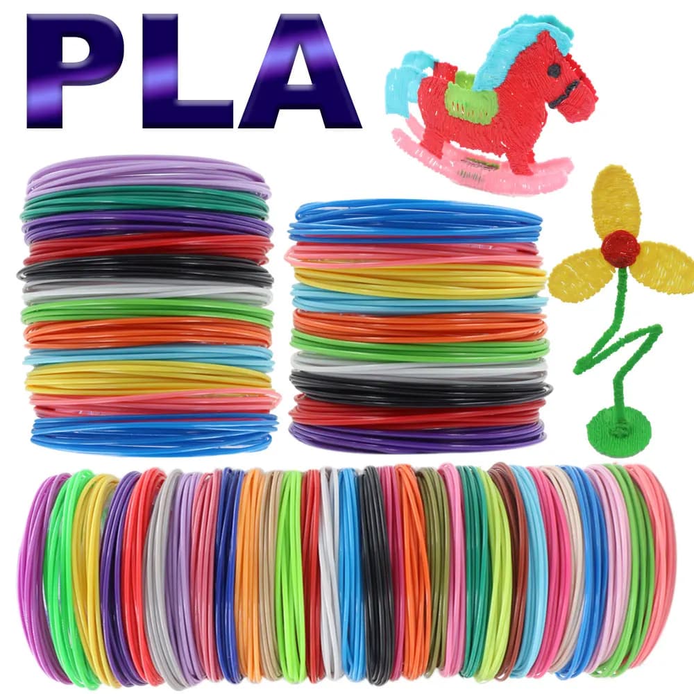 3D Colorful Odor Safety Pen Thread PLA Diameter 1.75mm 20 Colors For 3D Printing Pen Birthday For Kids Creative Christmas Gift