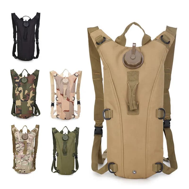 3L Outdoor Water Bladder Hydration Pack, Backpack with Water Bladder Convenient Water Bottle with Inner Liner for Travel Cycling