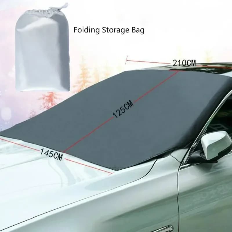 Copertura parasole magnetica per automobile Parabrezza per auto Parasole per neve Copertura protettiva impermeabile Copertura per parabrezza anteriore per auto