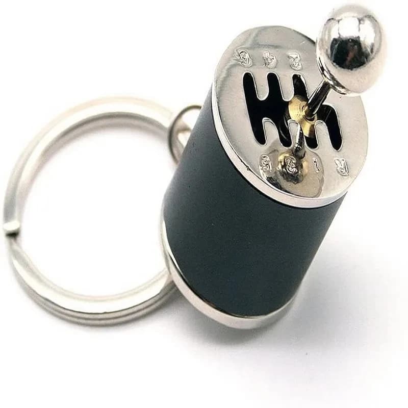 Portachiavi in metallo Portachiavi cambio auto creativo Portachiavi con leva del cambio a sei velocità Manopola Cambio Modello Chiave Antistress Adulti Nuovi giocattoli Fidget