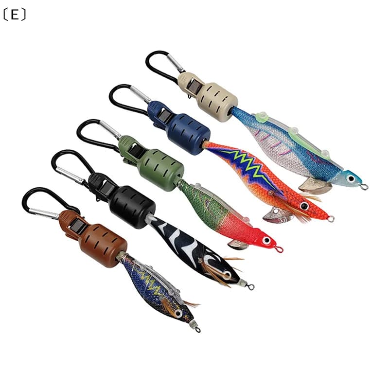 Protective kit for baits from Calamaro (9 Pieces) - Cover for Egi Hooks, Umbrella Cover for Pulp and Sepia with Moschettone - Fishing equipment