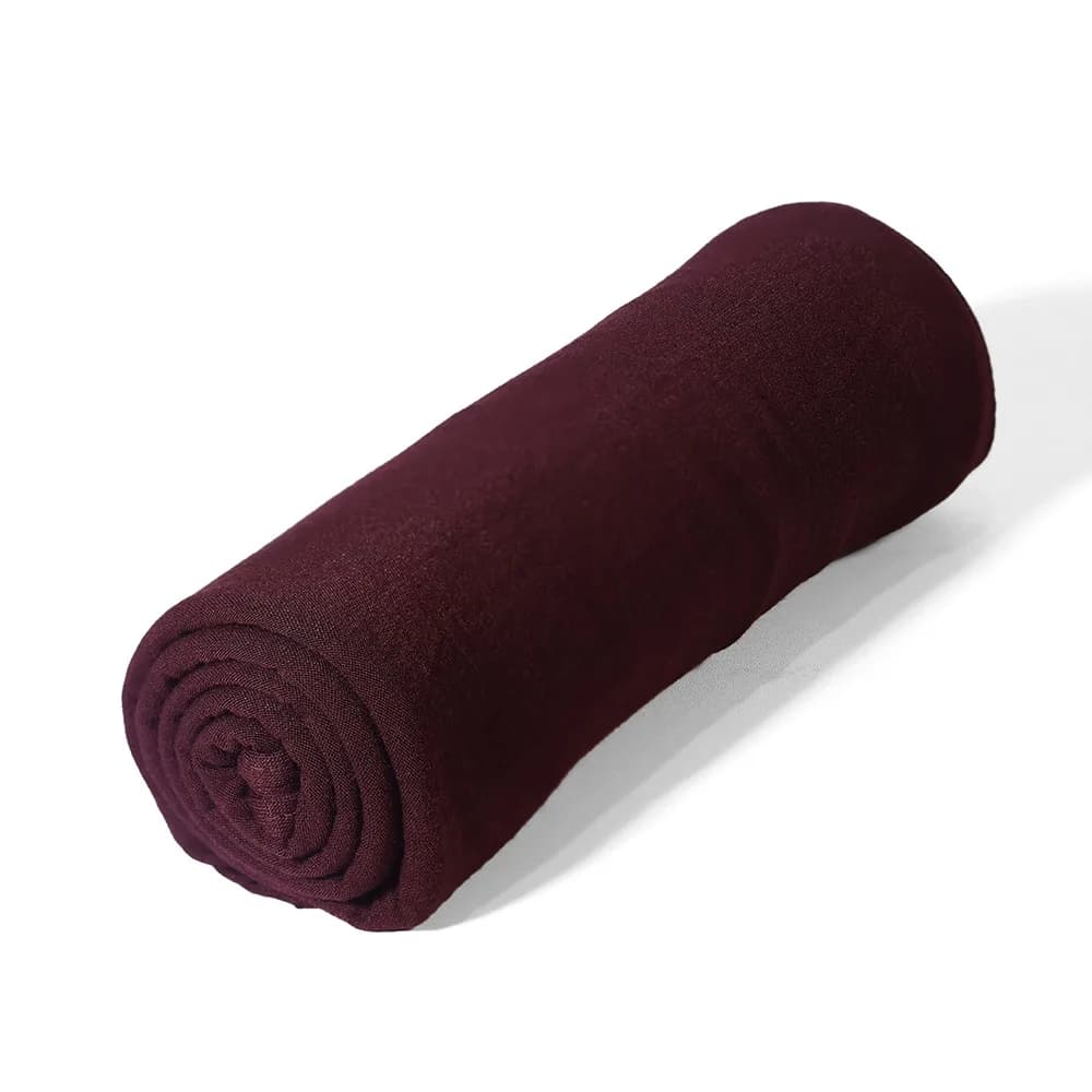 Fashion Soft Head Scarf Double Loop Solid Color Long Shawl 60X170CM Jersey Hijab