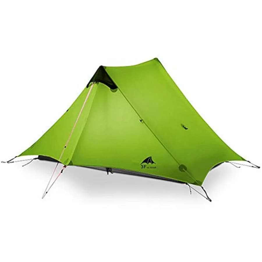 Tenda da Trekking Ultraleggera Lanshan per 2 Persone, Tenda Professionale in Silnylon 15D Senza Pali, Impermeabile per Backpacking