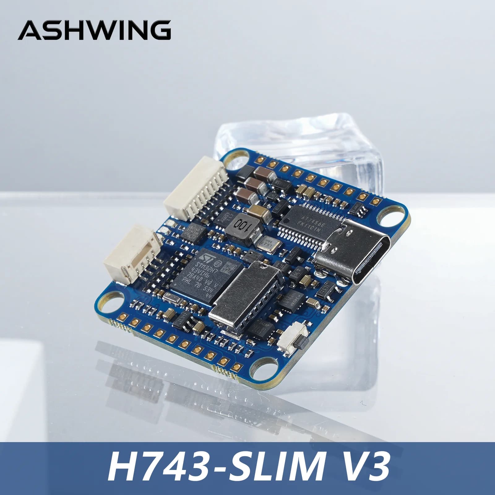 H743-SLIM V3 Flight Controller STM32H743VIT6 5V 2A BEC 2-8S LiPo 30.5x30.5mm 42688P Gyro Baro Blackbox for FPV RC Racing Drone