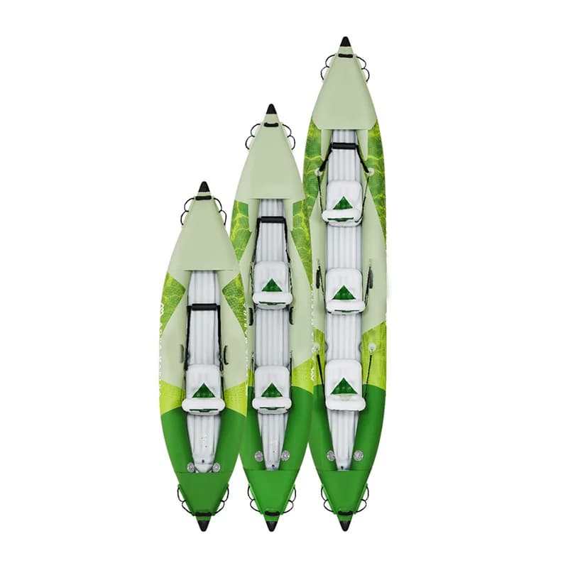 Kayak a pedale gonfiabile leggero pieghevole portatile per 2 persone Doppio sedile Sit-On-Top per bambini duri dell'oceano fluviale 2026