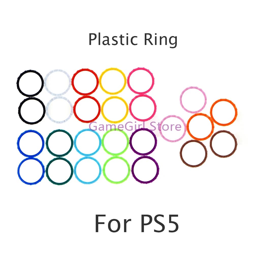 Anelli bilancieri per levetta con accento in plastica da 200 pezzi per accessori di ricambio per controller Playstation 5 PS5