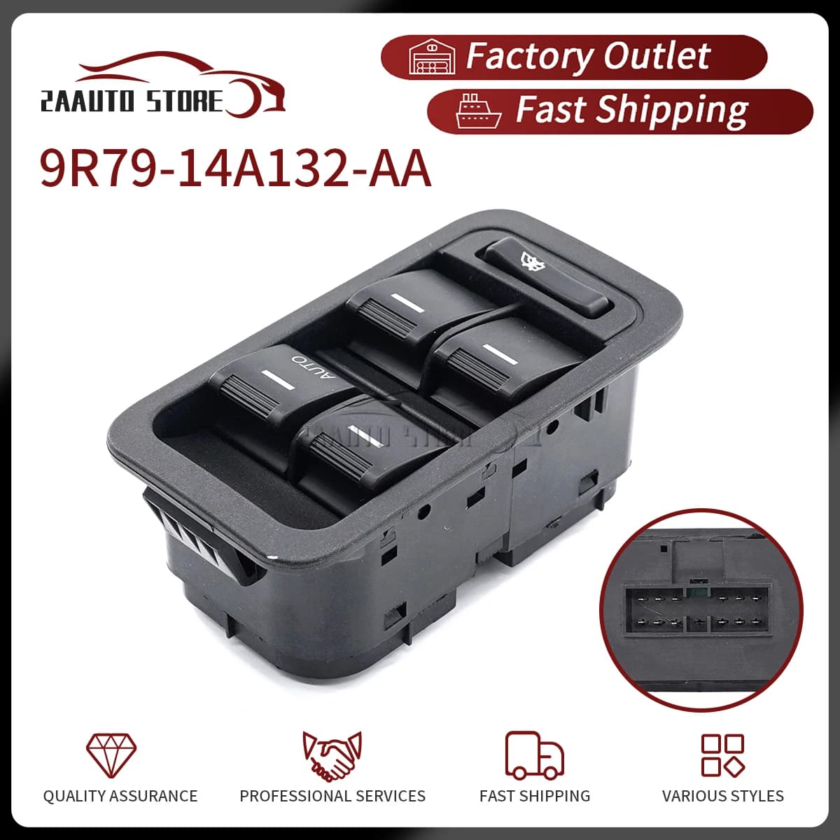 Muslimfor Ford Territory 2004-2014 Electric RHD Master Car Power Window Switch pulsante di sollevamento SY14A132C 9R7914A132AA