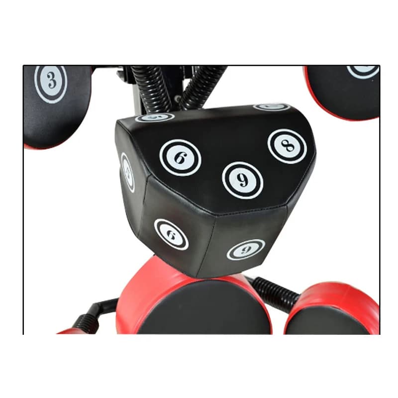 GBQ611 Standing Vertical Boxing Bearing Multipoint Boxing Bag Fitness Decompression Steel Pipe + Sponge Boxing Equipment