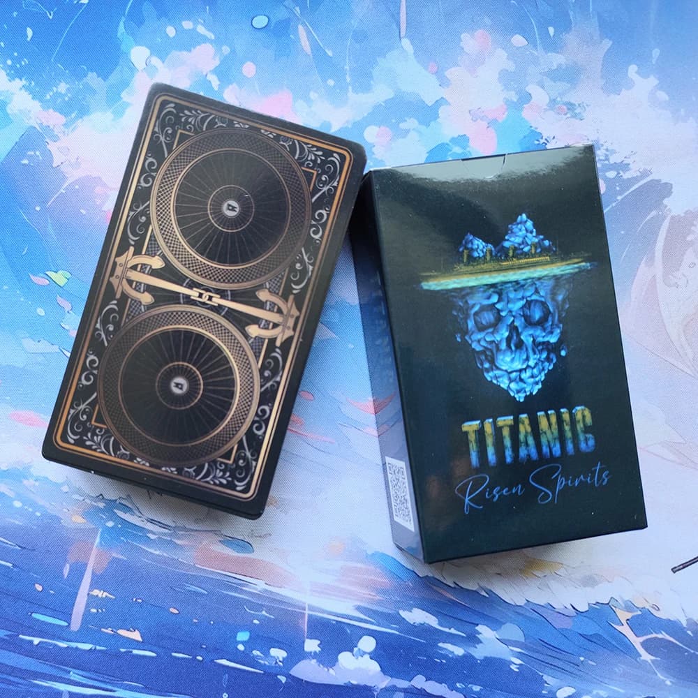 Carte da 12×7 cm. Tarocchi di divinazione degli spiriti rinforzati titanici per principianti con guida