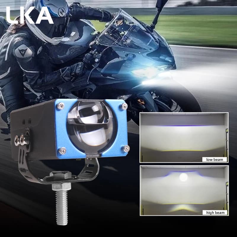LKA S101 Faretto a LED Luci Paraurti Fendinebbia Lente del proiettore per luci da lavoro ausiliarie per auto Mini luce di guida 4X4 fuoristrada