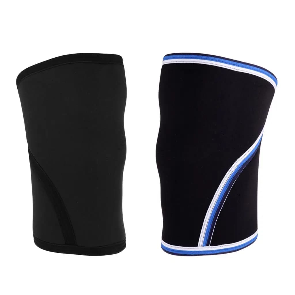 Supporto per ginocchiera Manicotto di compressione sportiva in neoprene resistente da 7 mm per sollevamento pesi, powerlifting e allenamento