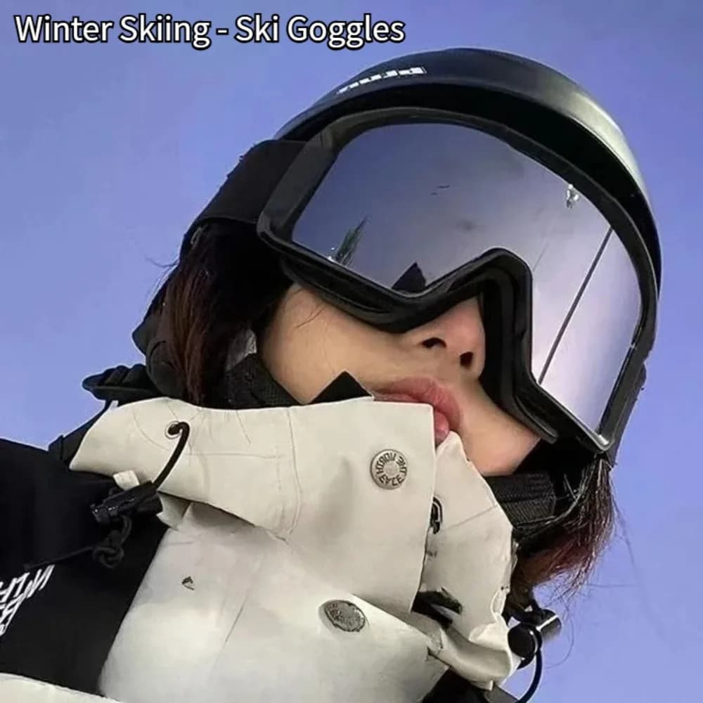 Occhiali da sci da donna Occhiali da neve antiappannamento Occhiali da uomo antivento Occhiali Sport all'aria aperta Attrezzatura da sci Occhiali per ragazze Dand Ragazzi